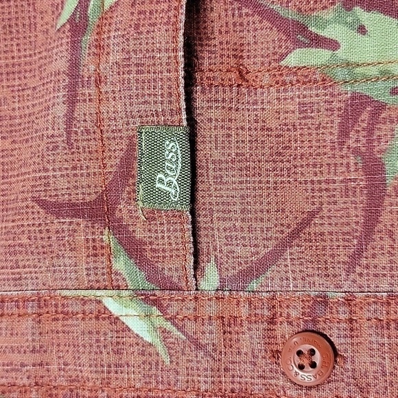 G. H. Bass & Co., Swordfish Fishing Patterned Short-Sleeve Button-Down, Sz XXL - Picture 5 of 6